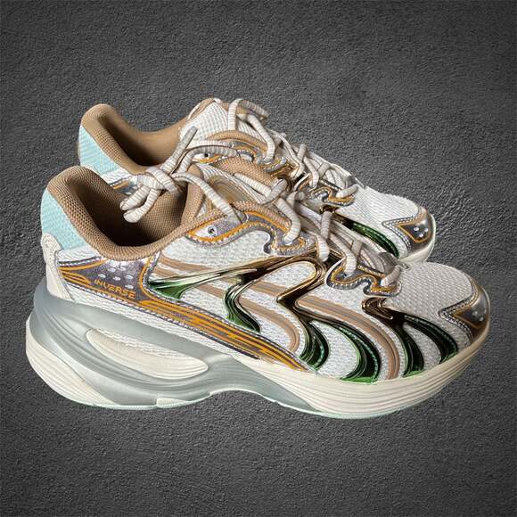 Puma Shoes - Puma Inverse Shimmer Sneakers Warm White/Archive Gold-Brand new-size 5.5 womens